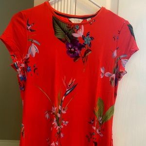 Ted Baker Printed Fitted Shirt